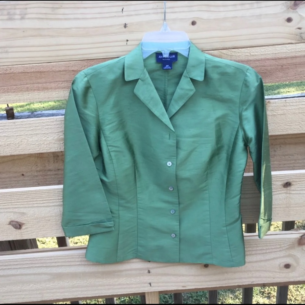 Ann Taylor Dressy Button Up Blazer